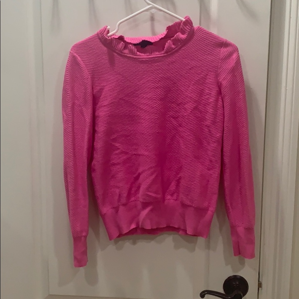 Pink Jcrew sweater